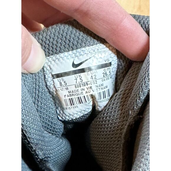 Nike Force Savage Shark Football Cleats Black White Nike Symbol Size 8.5 Mens - Picture 8 of 9